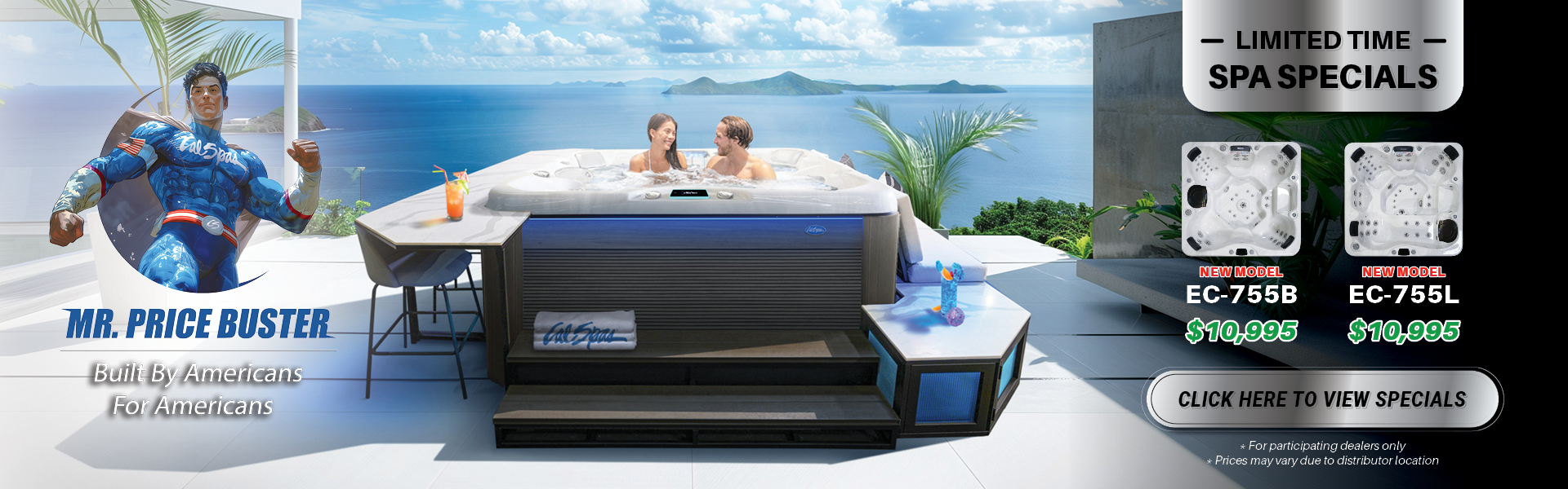 Calspas hot tub being used in a family setting - Portland
